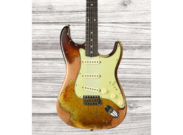 Fender Custom Shop LTD '60 Stratocaster Super Heavy Relic Super Faded Aged 3-Color Sunburst Sparkle